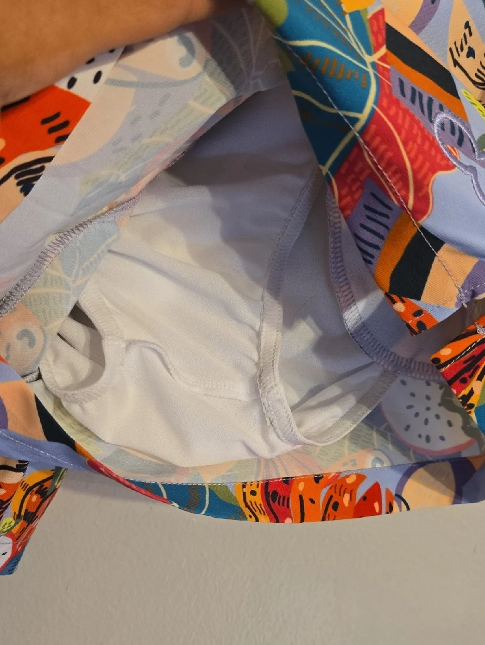 2eros Printed Bronte Lined Colorful Swim Trunks Shorts Aves Purple NWOT